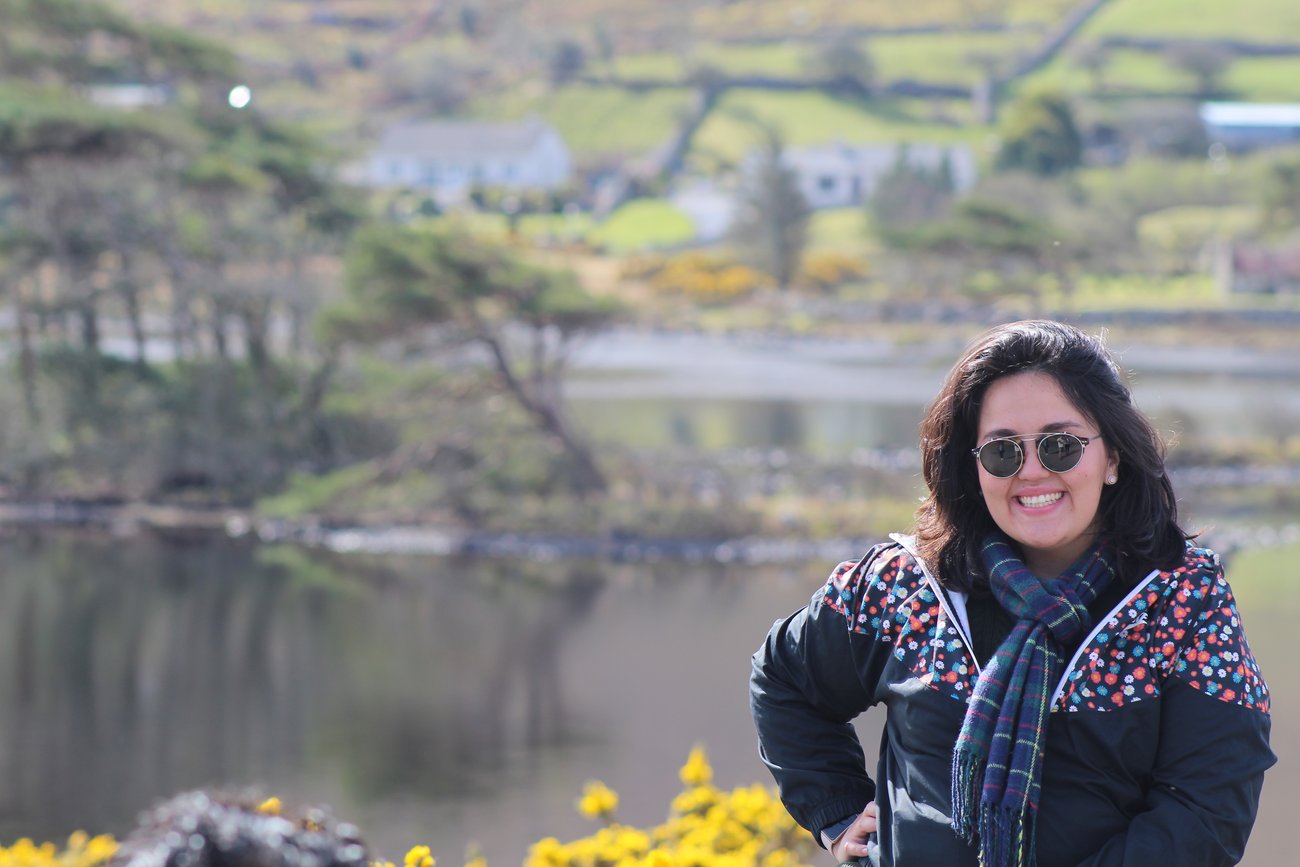 Kristell exploring Ireland