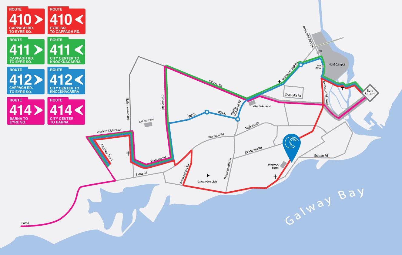 City Direct Bus route
