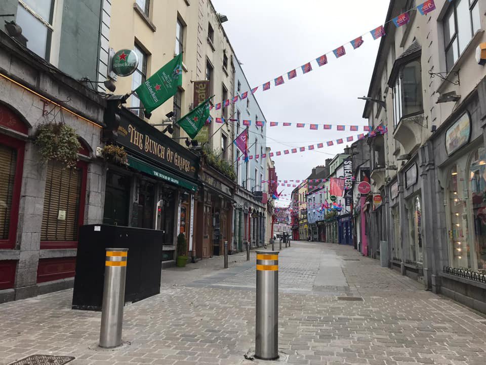 Galway's empty streets