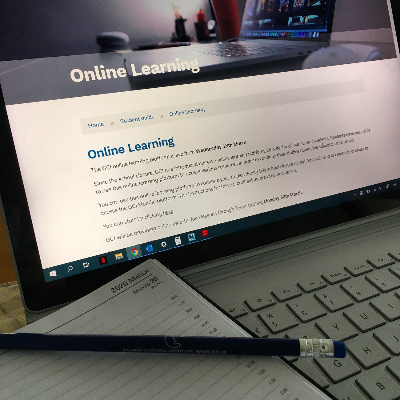 Zoom online classes