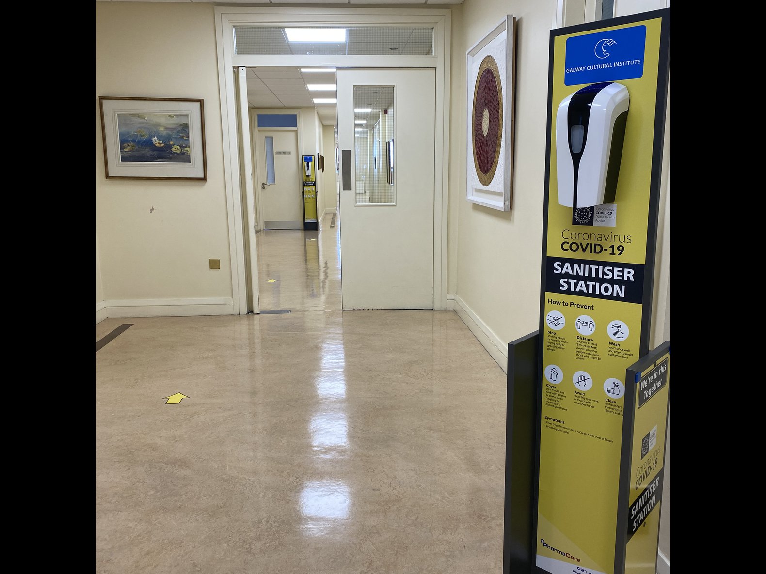 Sanitising stations