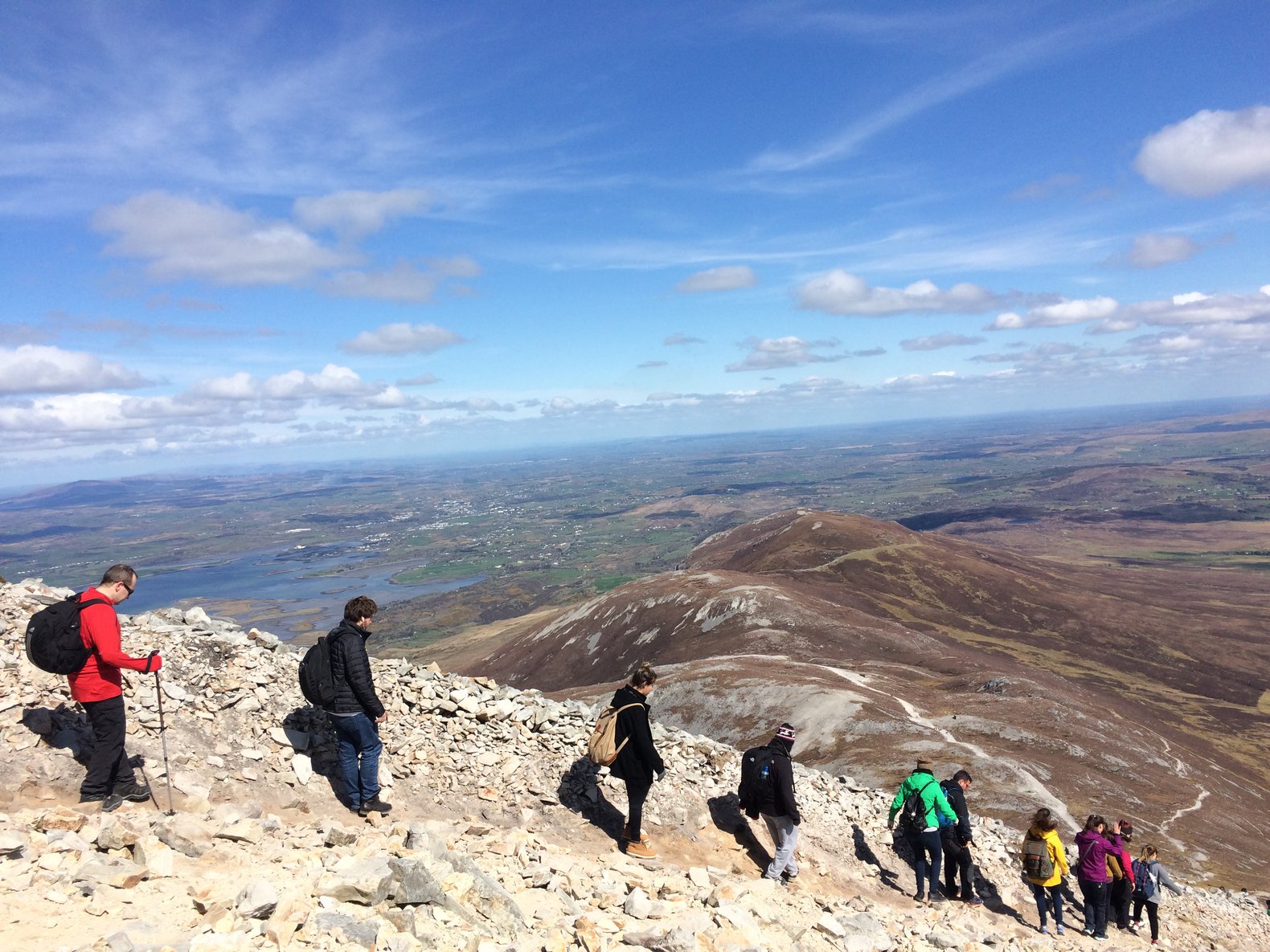 Croagh Patrick Climb GCI Students