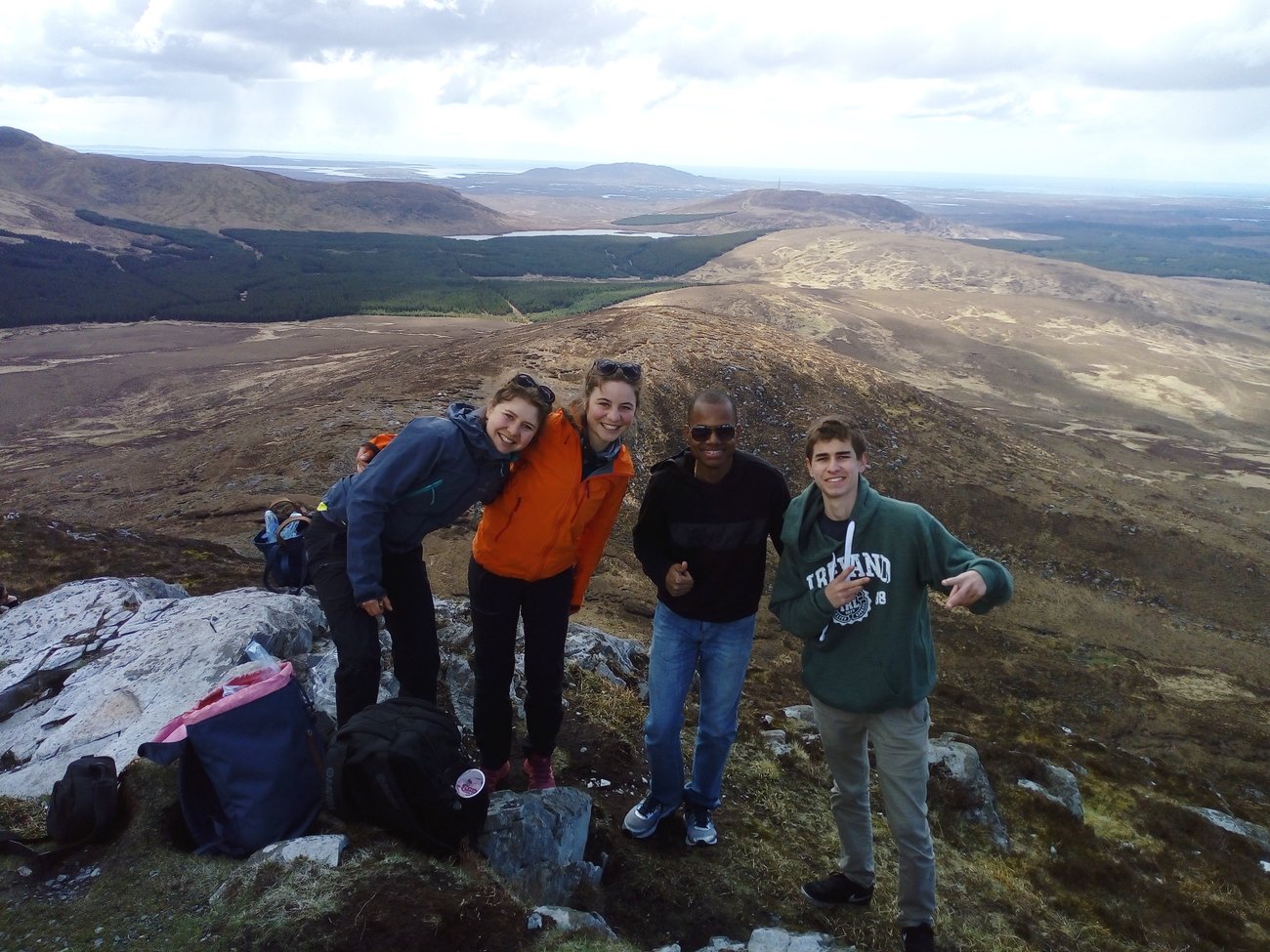 GCI Students at Diamond Hill, Connemara