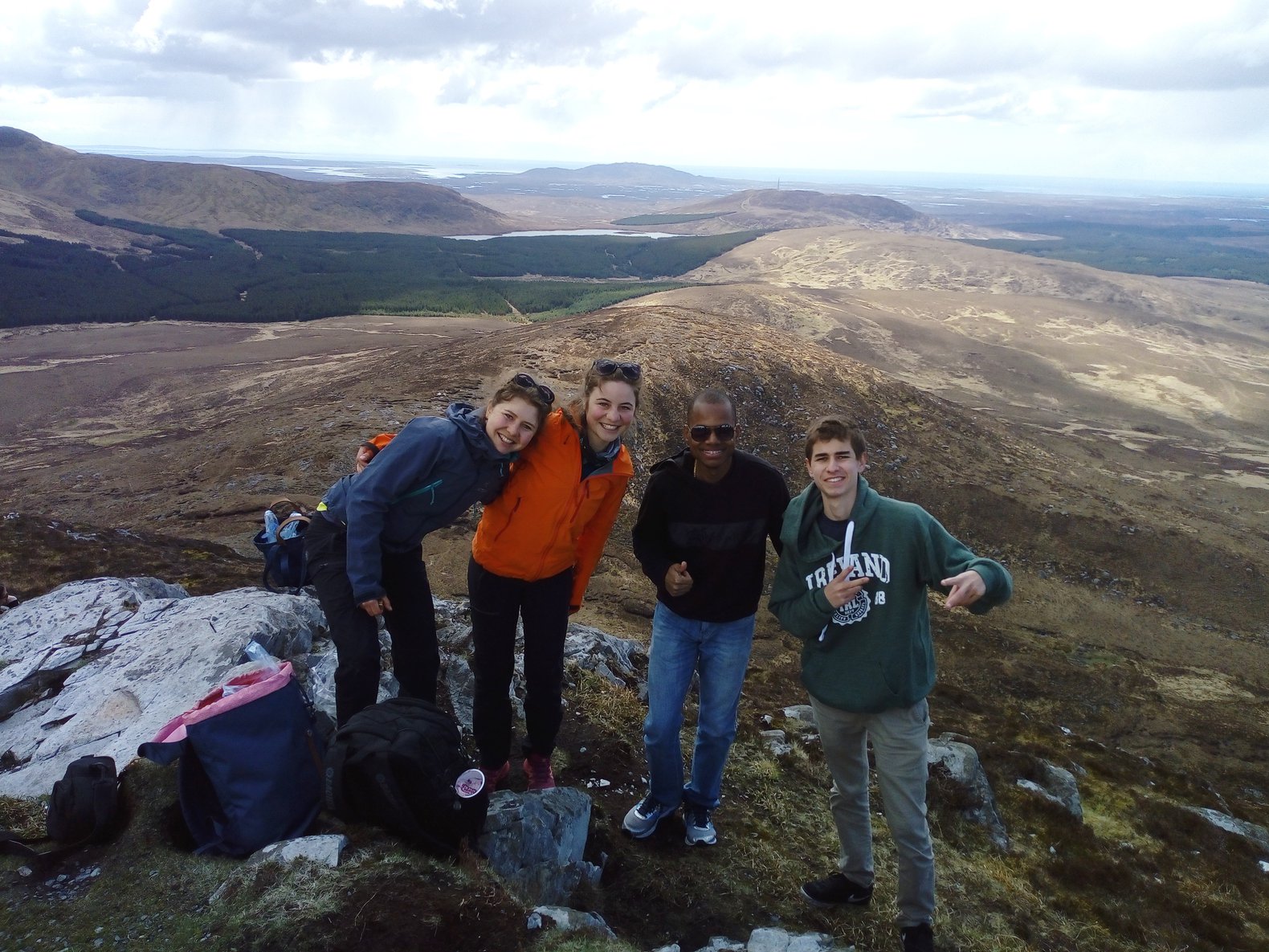 GCI Students at Diamond Hill, Connemara