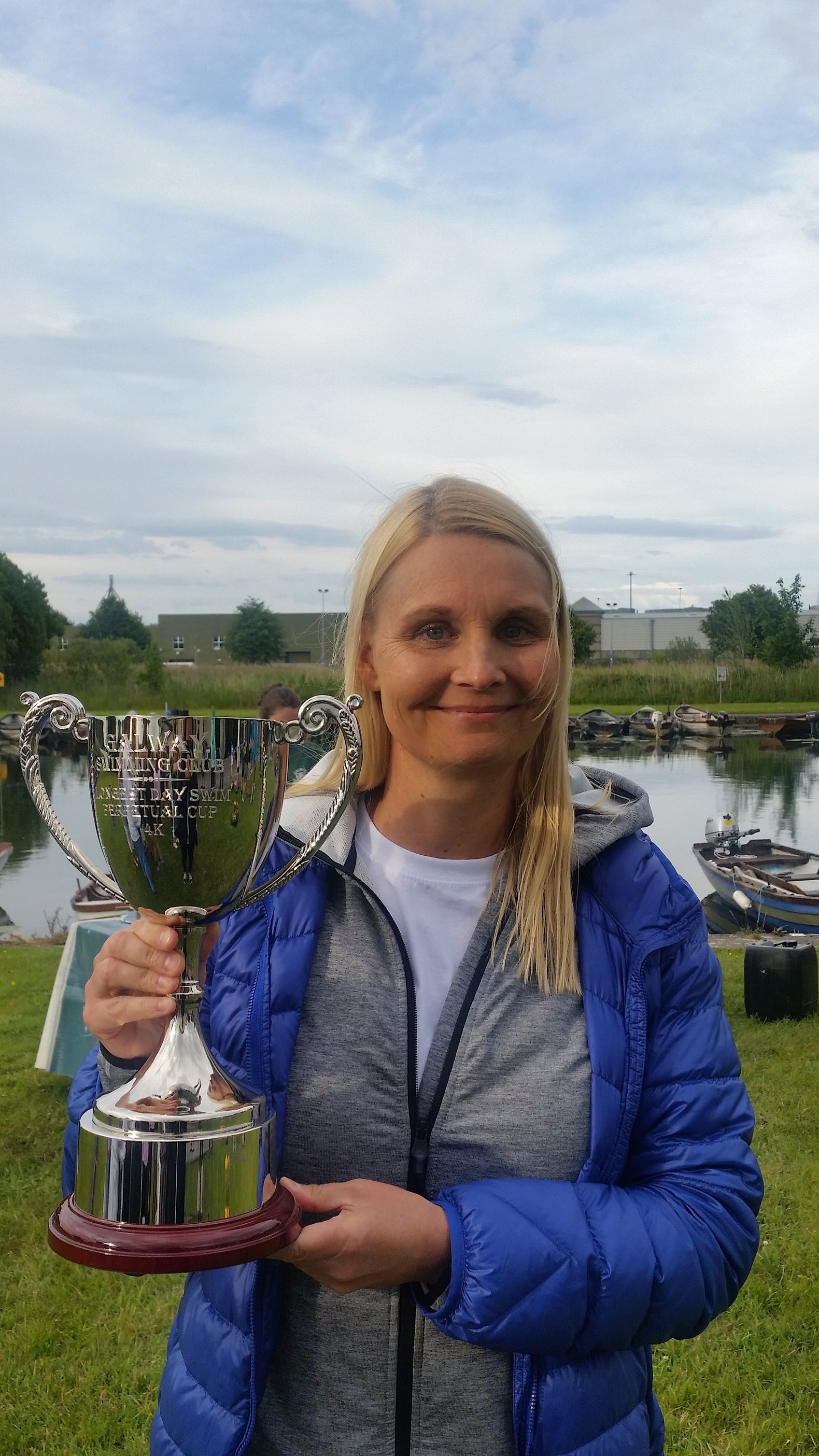 River Corrib Swim Race Winner, Ulrika